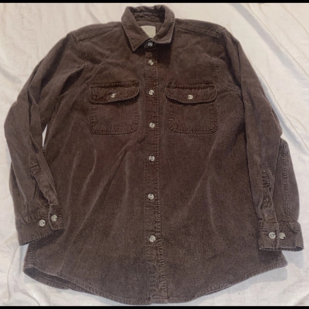 Cold Storage Foul Weather Gear Button Up Long Sleeve Shirt L